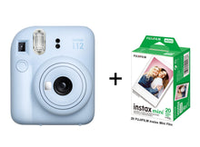 Įkelti vaizdą į galerijos rodinį, Momentinis Fotoaparatas FUJIFILM INSTAX MINI 12 (Pastelinė mėlyna) + 20 FUJIFILM Instax Mini Film (Glossy) (Color)