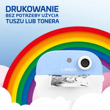 Įkelti vaizdą į galerijos rodinį, Kamera - LAMAX InstaKid2 Play, 180º Vaizdas, 64 GB, Full HD, Mėlyna