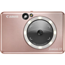 Įkelti vaizdą į galerijos rodinį, Canon Zoemini S2 (Rose Gold) + Canon Zink Photo Paper (10 sheets)
