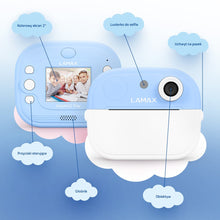 Įkelti vaizdą į galerijos rodinį, Kamera - LAMAX InstaKid2 Play, 180º Vaizdas, 64 GB, Full HD, Mėlyna

