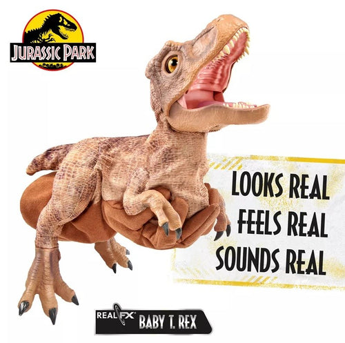 Žaislas - Wow! Stuff Jurassic Park Puppetronic Baby T-Rex Interaktyvus Bronzinis