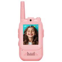 Įkelti vaizdą į galerijos rodinį, Žaislas - Redleaf WT2 Video Walkie-Talkie 300m Range Rechargeable Blue/Pink
