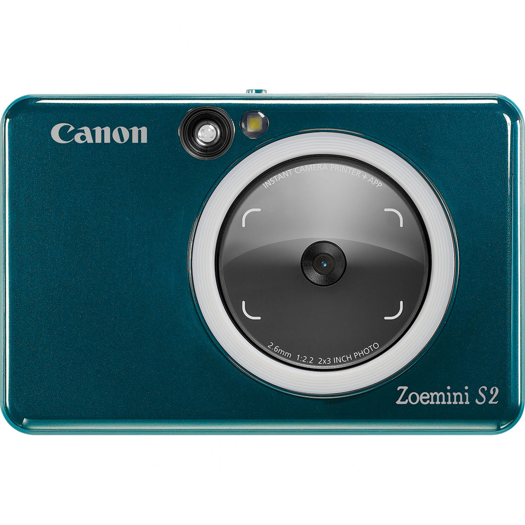 Canon Zoemini S2 (Teal) + Canon Zink Photo Paper (10 sheets)