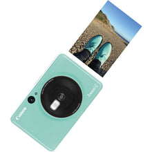 Įkelti vaizdą į galerijos rodinį, Canon Zoemini C(Inspic C/IVY CLIQ) Instant Camera Printer (Mint Green) + Canon Zink Photo Paper (20 sheets)
